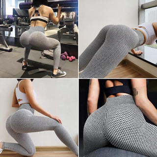 TIK Tok Leggings Women Butt Lifting Workout Tights Plus Size Sports High Waist Yoga Pants - euphoria
